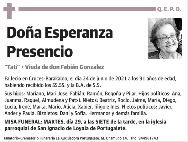 Esperanza Presencio