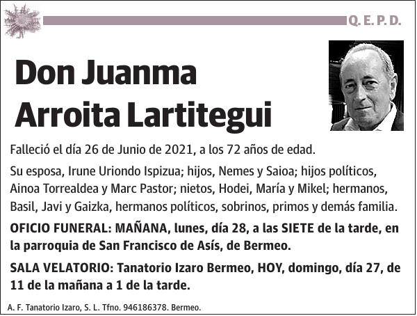 Juanma Arroita Lartitegui