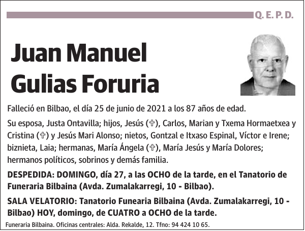 Juan Manuel Gulias Foruria