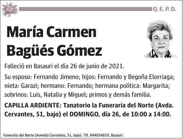 María Carmen Bagüés Gómez