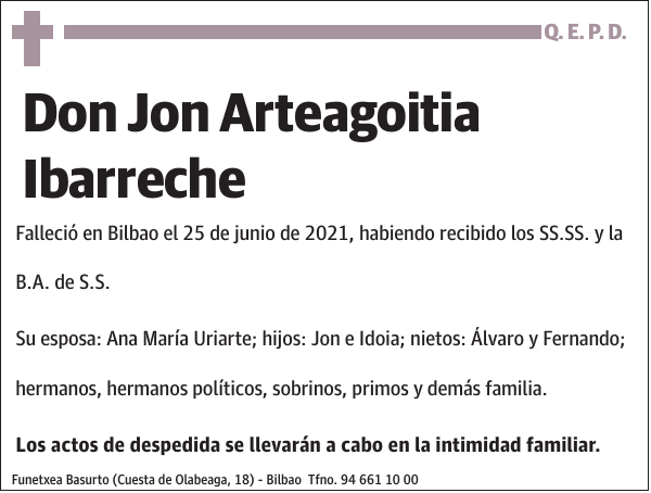 Jon Arteagoitia Ibarreche