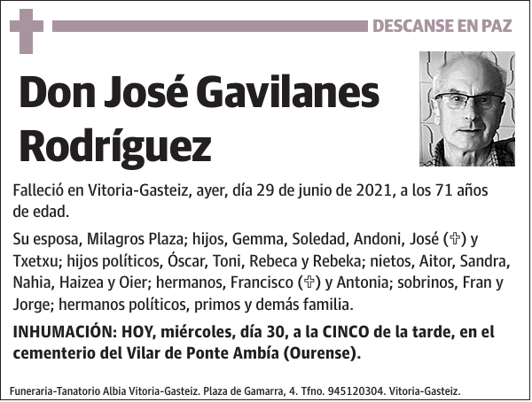 José Gavilanes Rodríguez