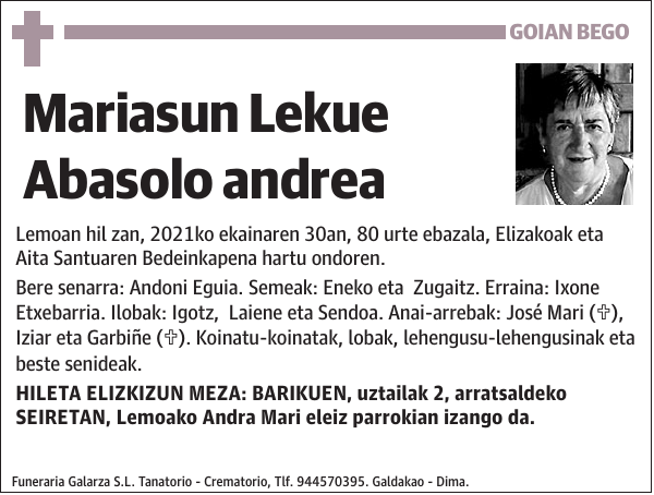 Mariasun Lekue Abasolo