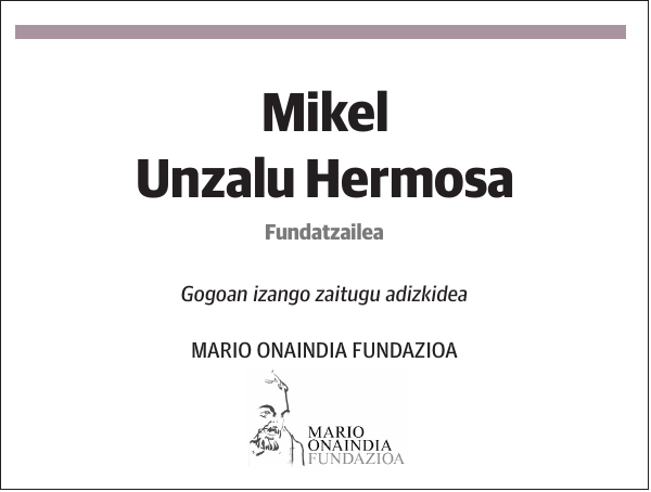 Mikel Unzalu Hermosa