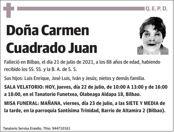 Carmen Cuadrado Juan