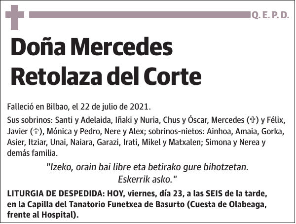 Mercedes Retolaza del Corte