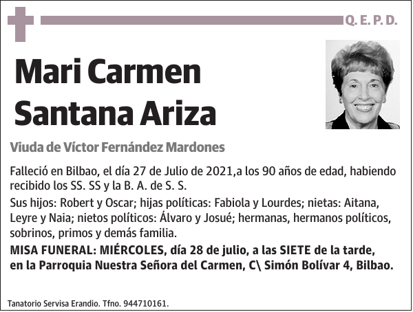 Mari Carmen Santana Ariza