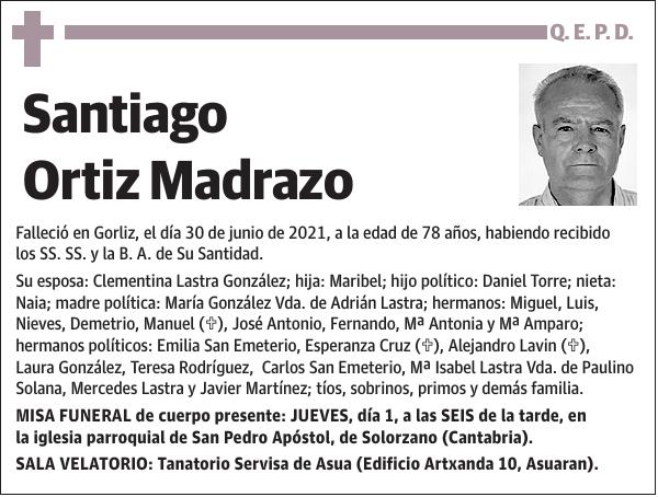 SANTIAGO ORTIZ MADRAZO