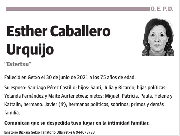 Esther Caballero Urquijo