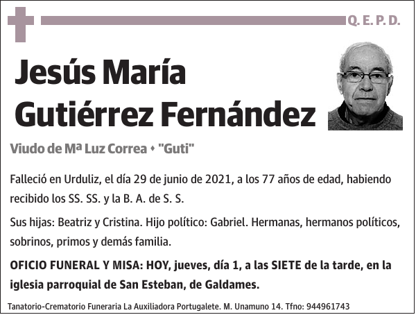 Jesús María Gutiérrez Fernández