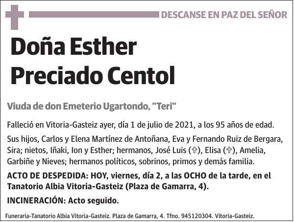 Esther Preciado Centol