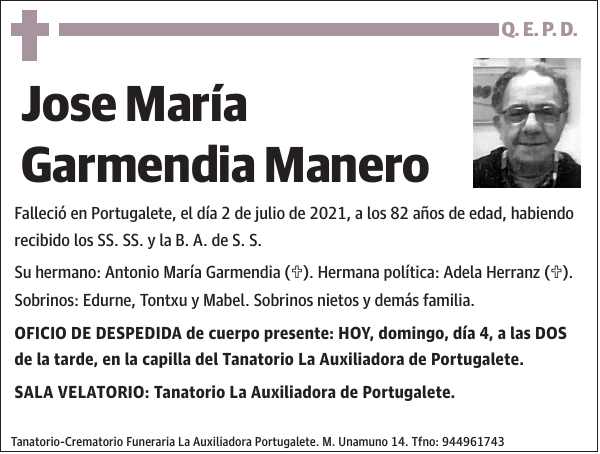 Jose María Garmendia Manero