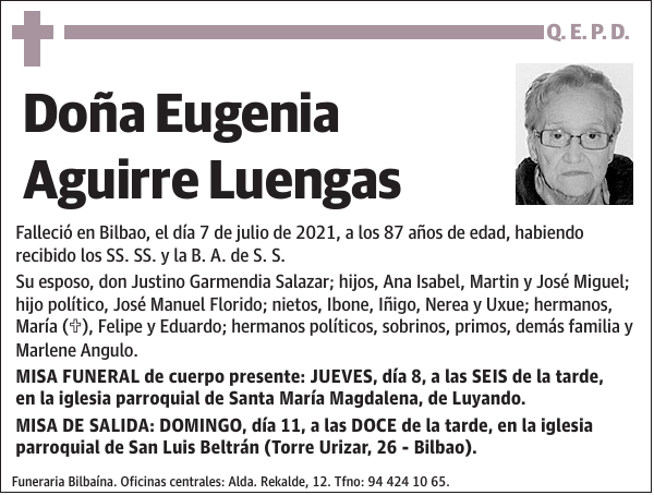 Eugenia Aguirre Luengas