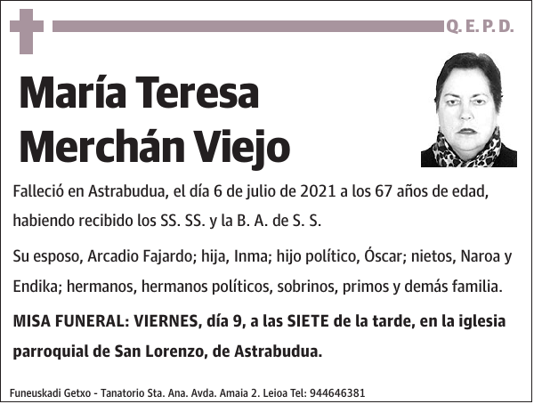 María Teresa Merchán Viejo