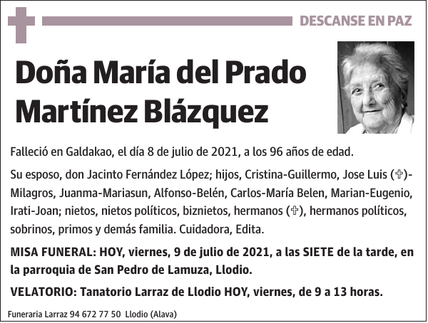 María del Prado Martínez Blázquez