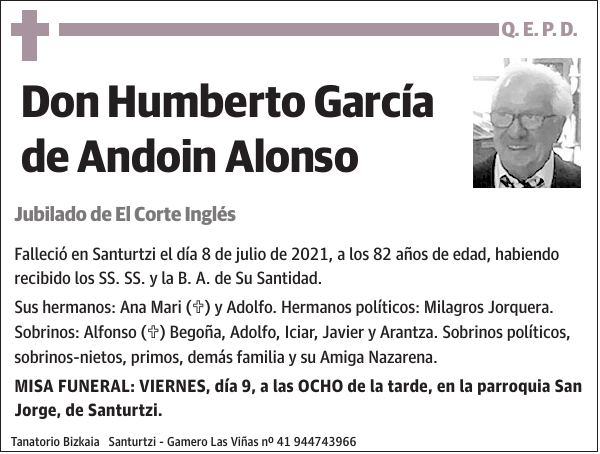 Humberto García de Andoin Alonso