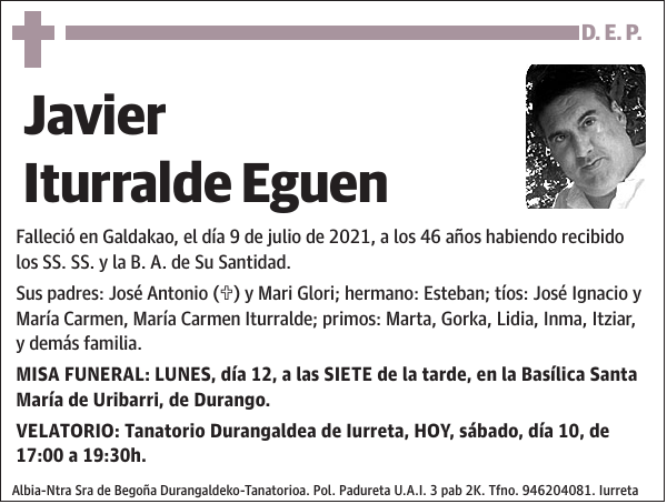 Javier Iturralde Eguen