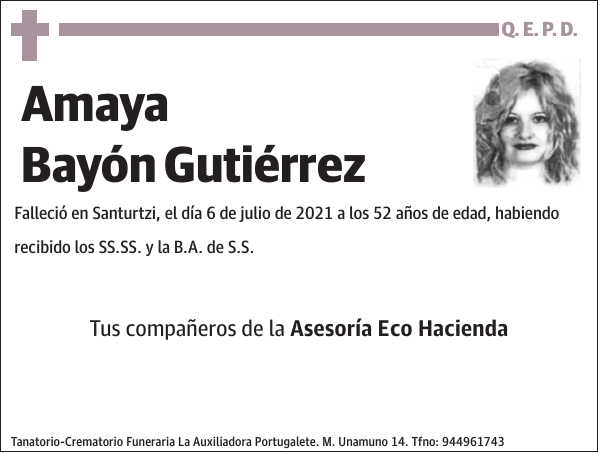 Amaya Bayón Gutiérrez