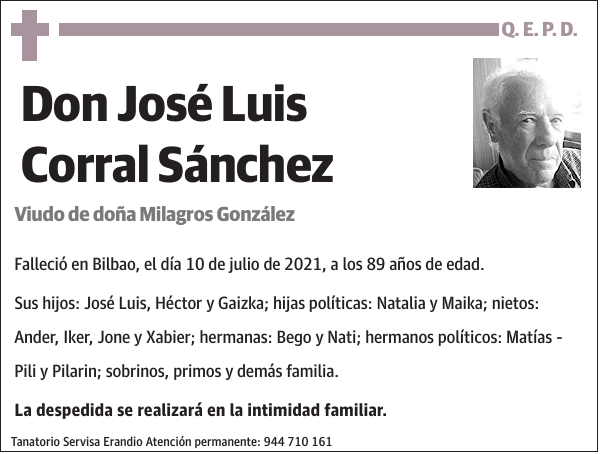 José Luis Corral Sánchez