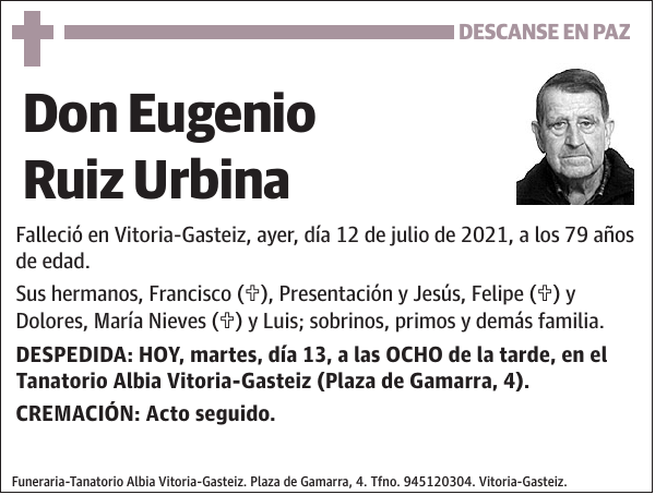 RUIZ URBINA, EUGENIO