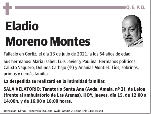 Eladio Moreno Montes