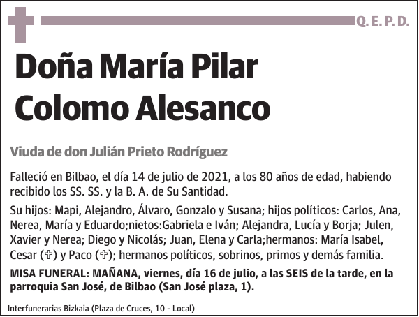 María Pilar Colomo Alesanco