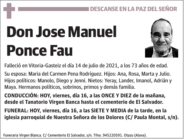 Jose Manuel Ponce Fau