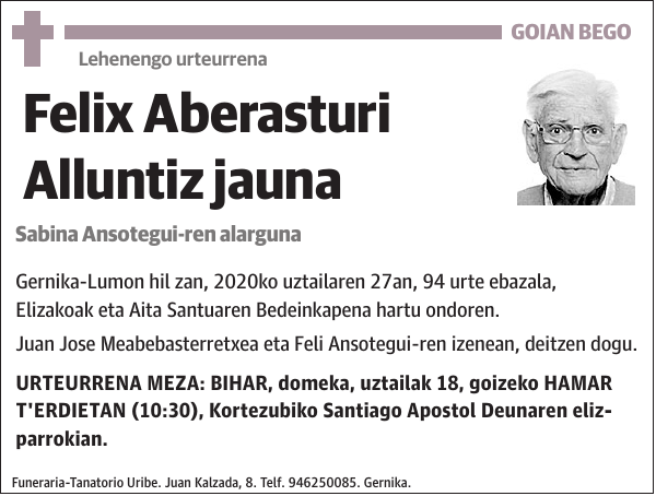 Felix Aberasturi Alluntiz