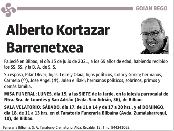 Alberto Kortazar Barrenetxea