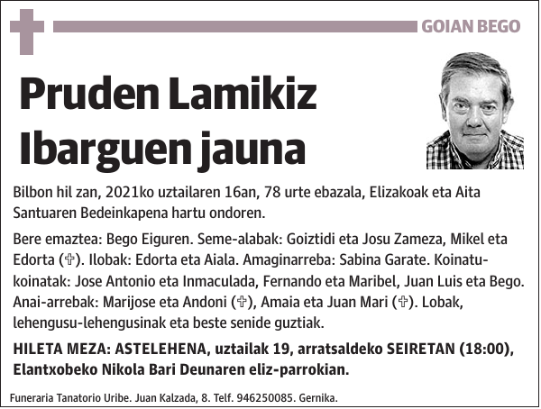 Pruden Lamikiz Ibarguen