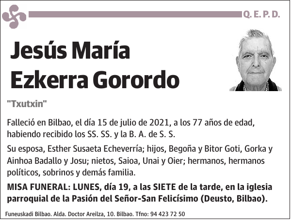 Jesús María Ezkerra Gorordo