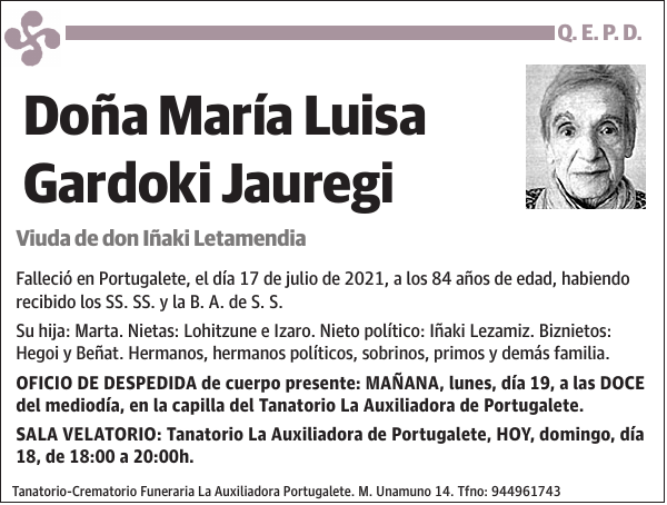 María Luisa Gardoki Jauregi