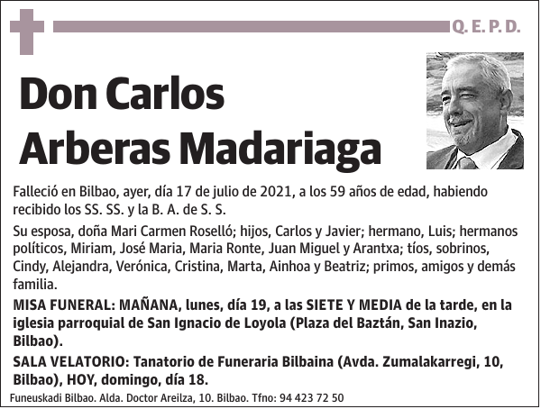 Carlos Arberas Madariaga