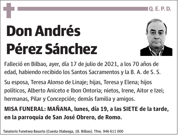 Andrés Pérez Sánchez