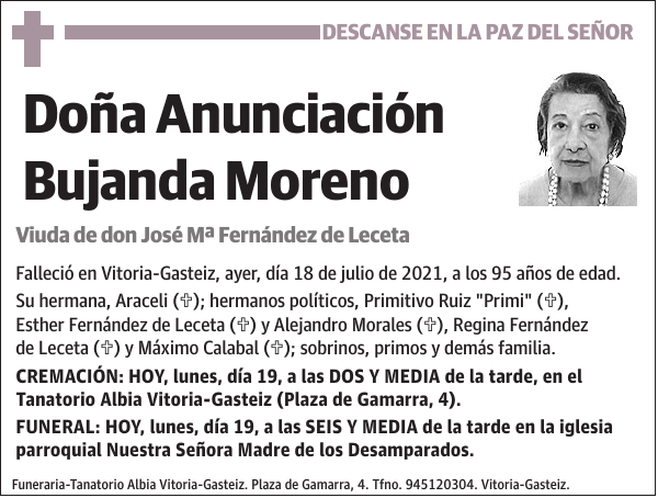 Anunciación Bujanda Moreno