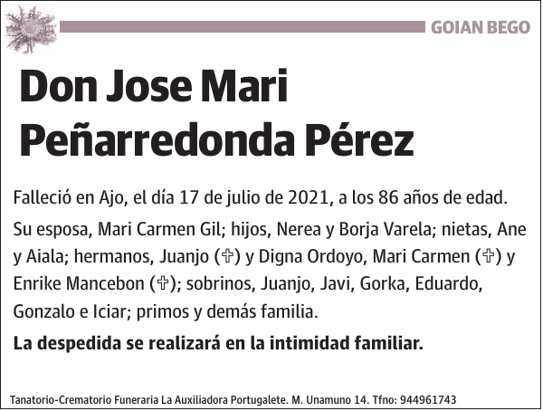 Jose Mari Peñarredonda Pérez