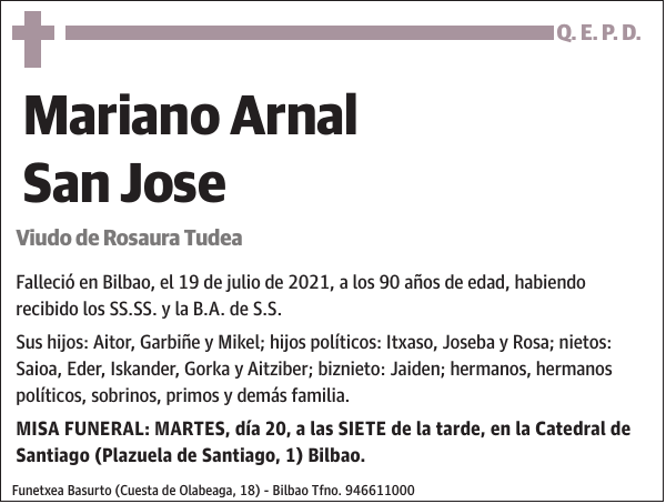 Mariano Arnal San Jose