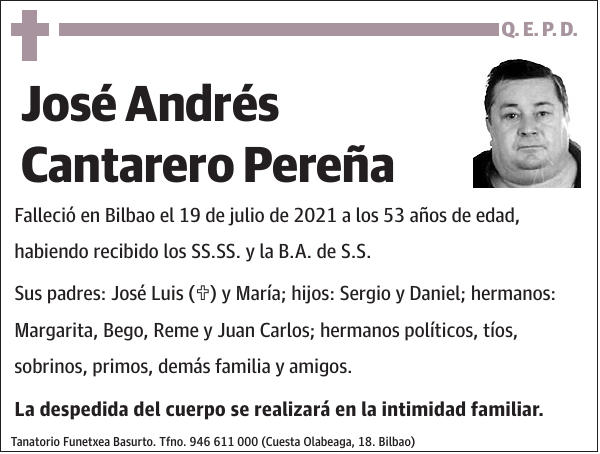 José Andrés Cantarero Pereña