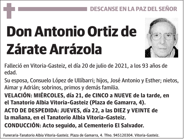 Antonio Ortiz de Zárate Arrázola