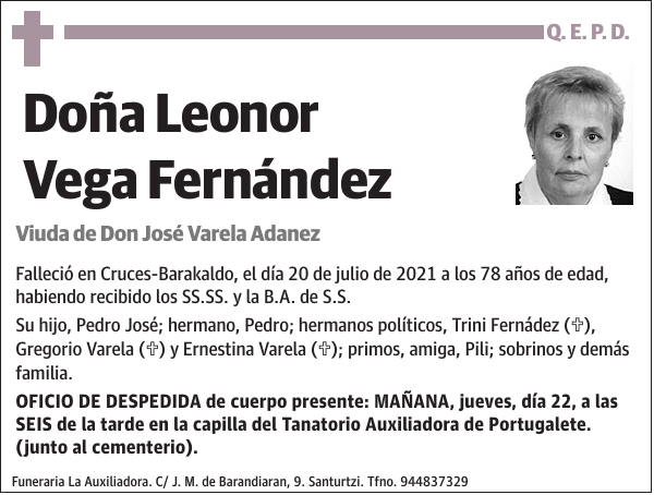 Leonor Vega Fernández