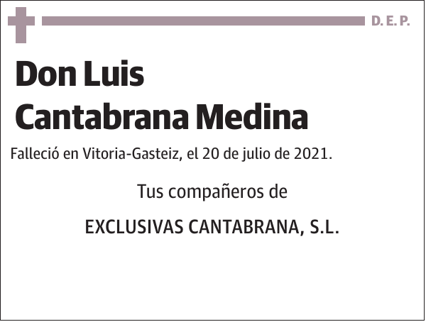 Luis Cantabrana Medina