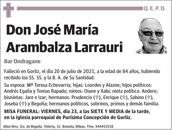 José María Arambalza Larrauri