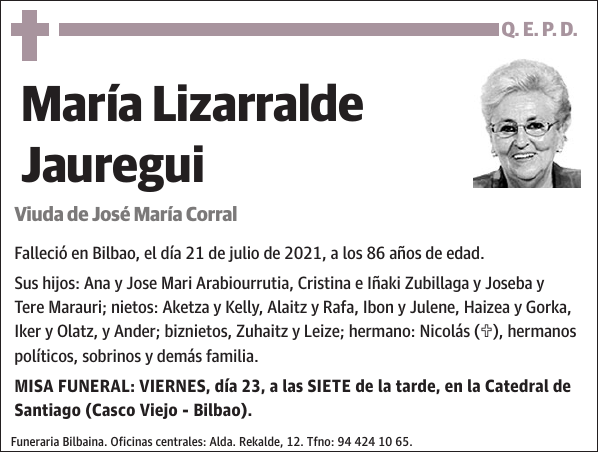 María Lizarralde Jauregui