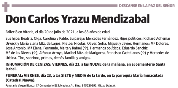 Carlos Yrazu Mendizabal