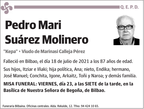Pedro Mari Suárez Molinero