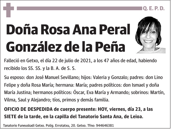 Rosa Ana Peral González de la Peña