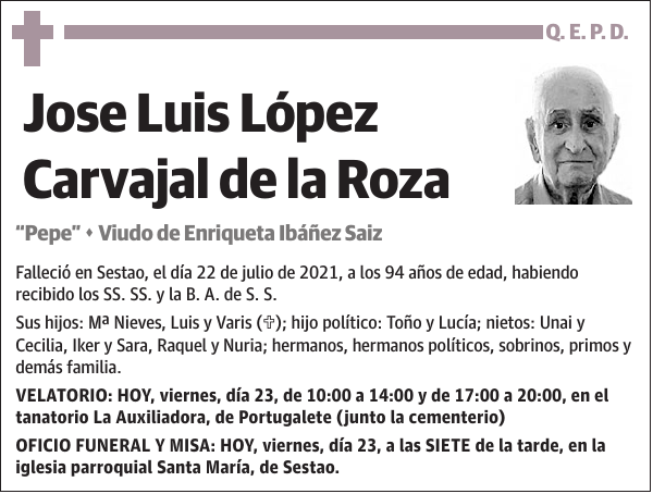 Jose Luis López Carvajal de la Roza