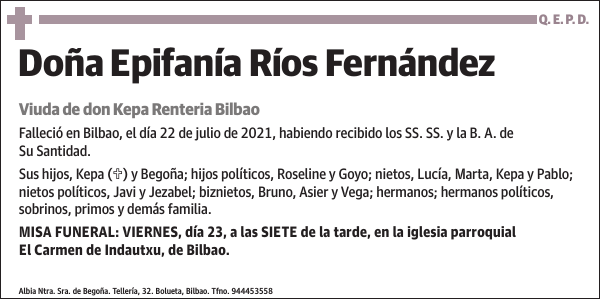 Epifanía Ríos Fernández