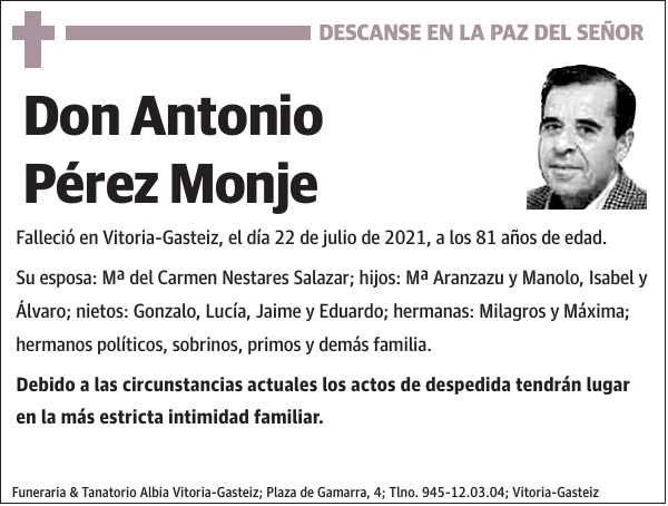 Antonio Pérez Monje