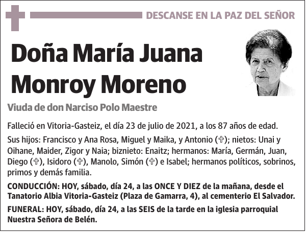 María Juana Monroy Moreno